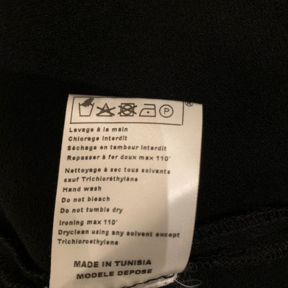 Maje, black dressy tank. Size 1 - Picture 5 of 5